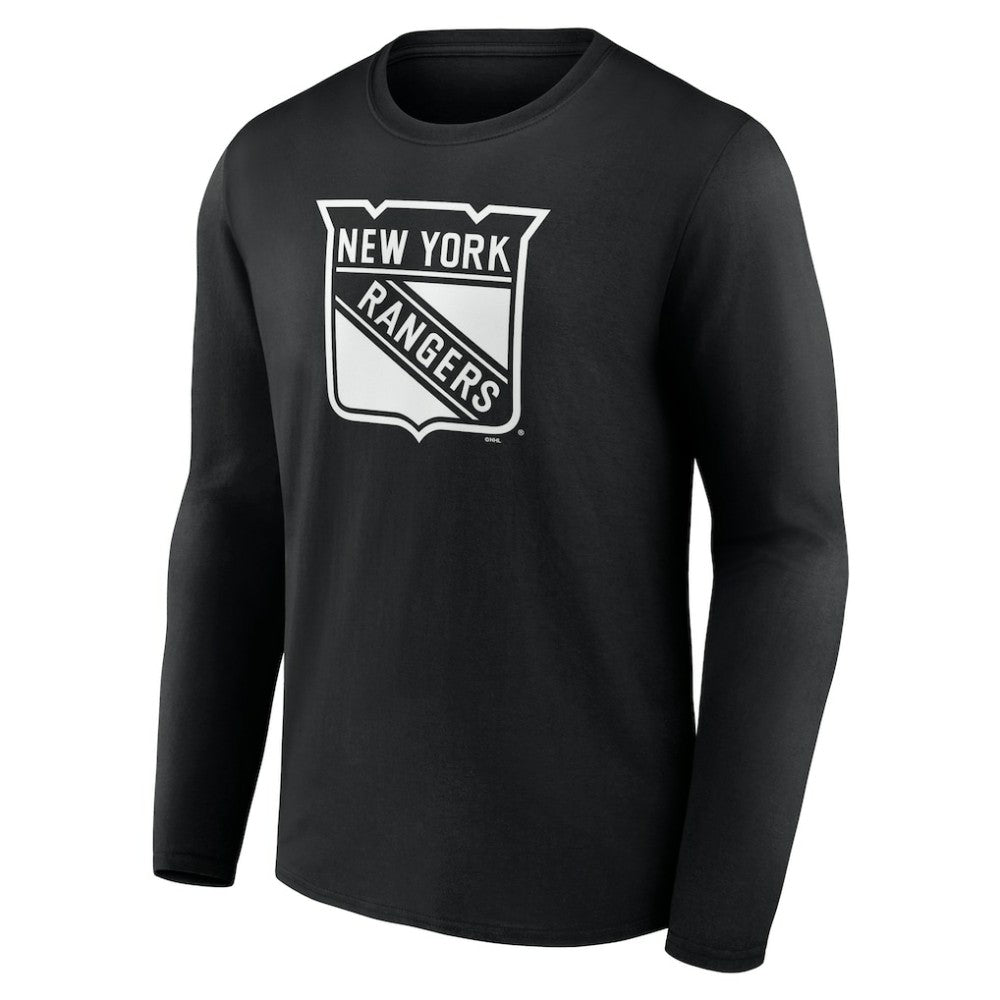 NHL New York Rangers Personalized Name & Number Monochrome Long Sleeve T-Shirt