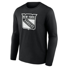 NHL New York Rangers Personalized Name & Number Monochrome Long Sleeve T-Shirt