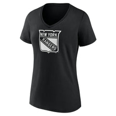 NHL New York Rangers Women's Personalized Name & Number Monochrome V-Neck T-Shirt