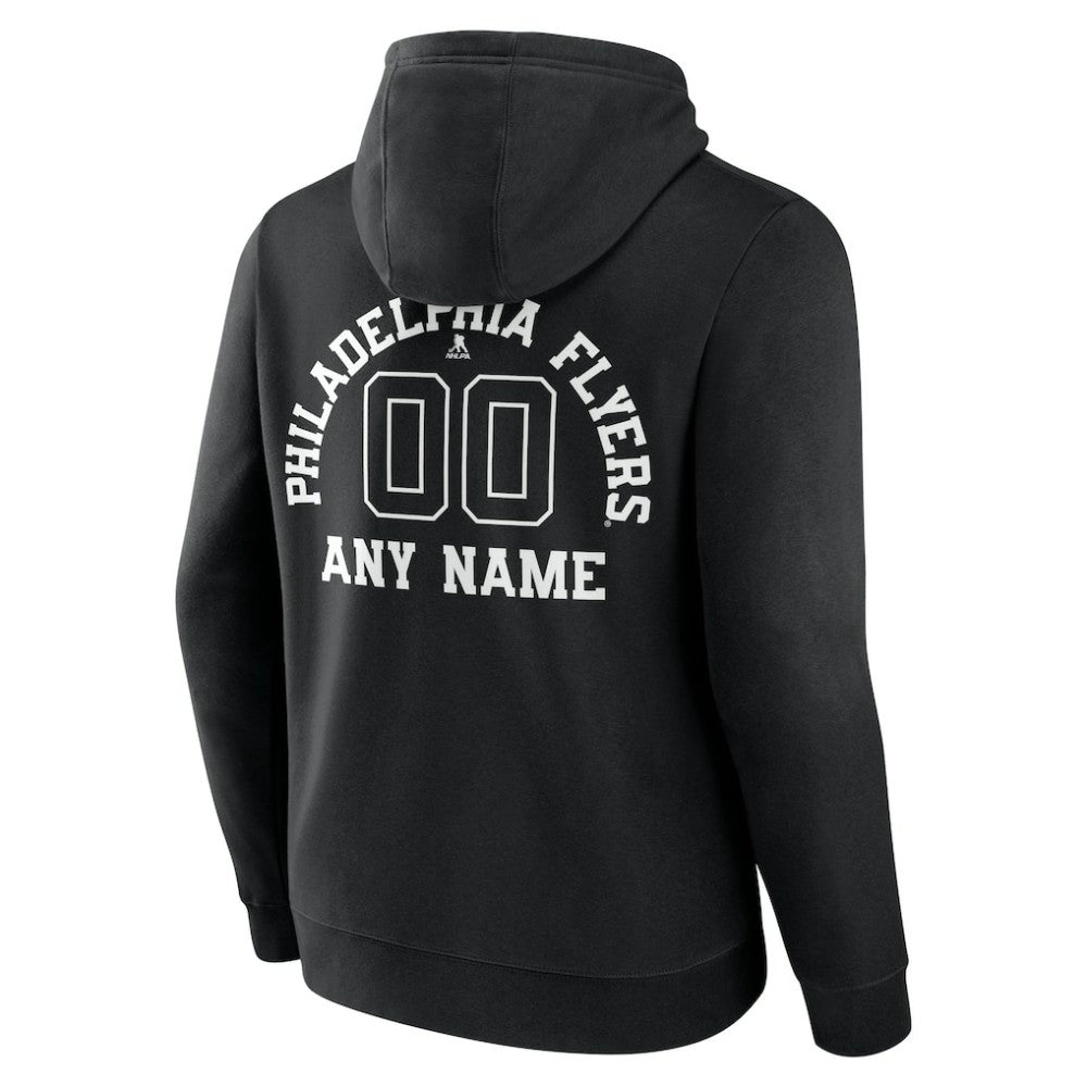 NHL Philadelphia Flyers Personalized Name & Number Monochrome Pullover Hoodie