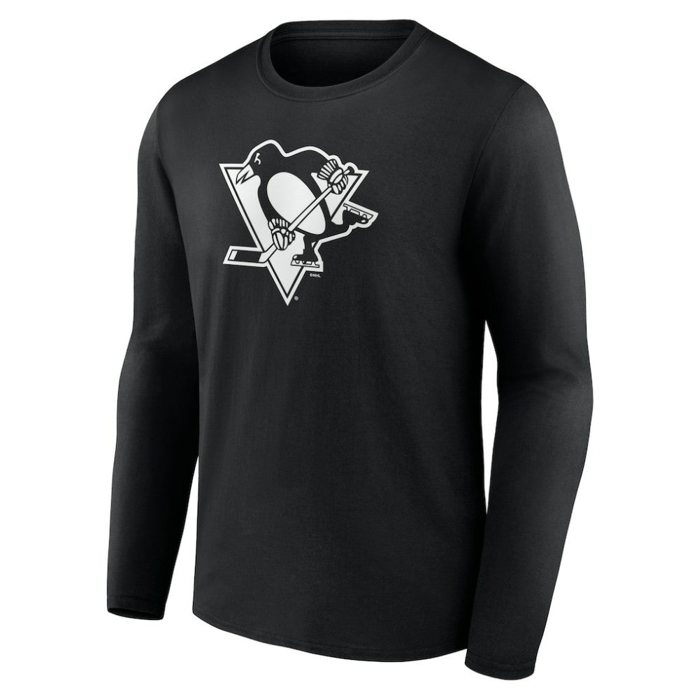 NHL Pittsburgh Penguins Personalized Name & Number Monochrome Long Sleeve T-Shirt