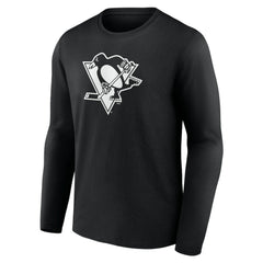 NHL Pittsburgh Penguins Personalized Name & Number Monochrome Long Sleeve T-Shirt