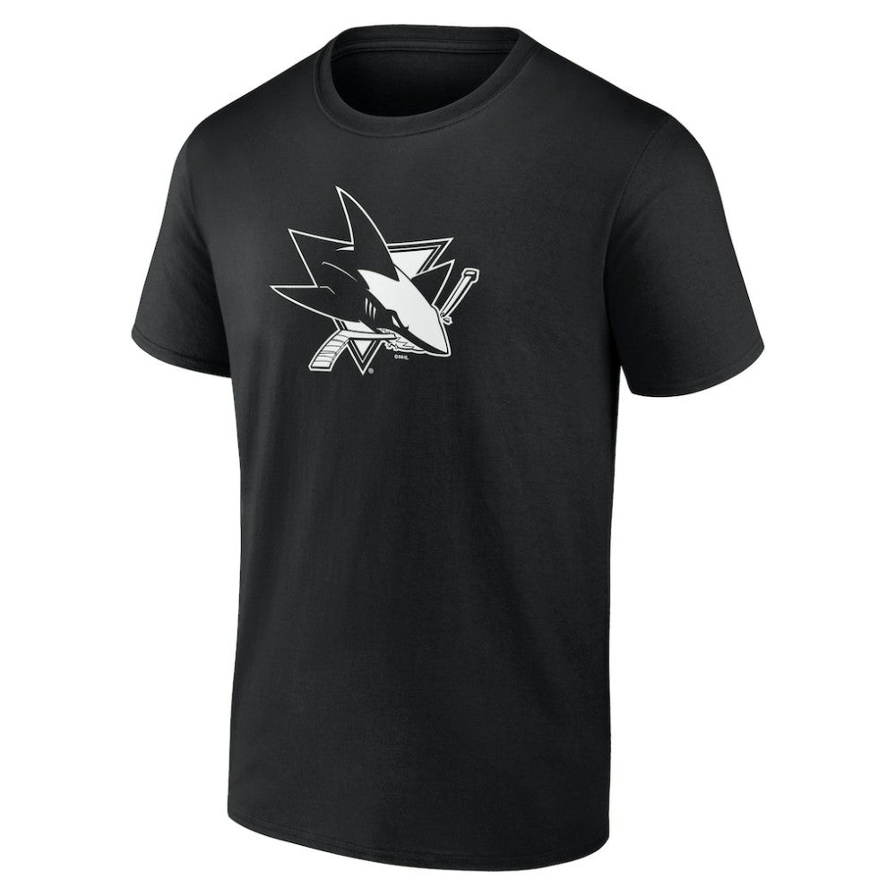 NHL San Jose Sharks Personalized Name & Number Monochrome T-Shirt