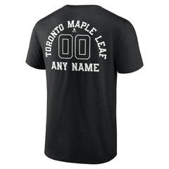 NHL Toronto Maple Leafs Personalized Name & Number Monochrome T-Shirt