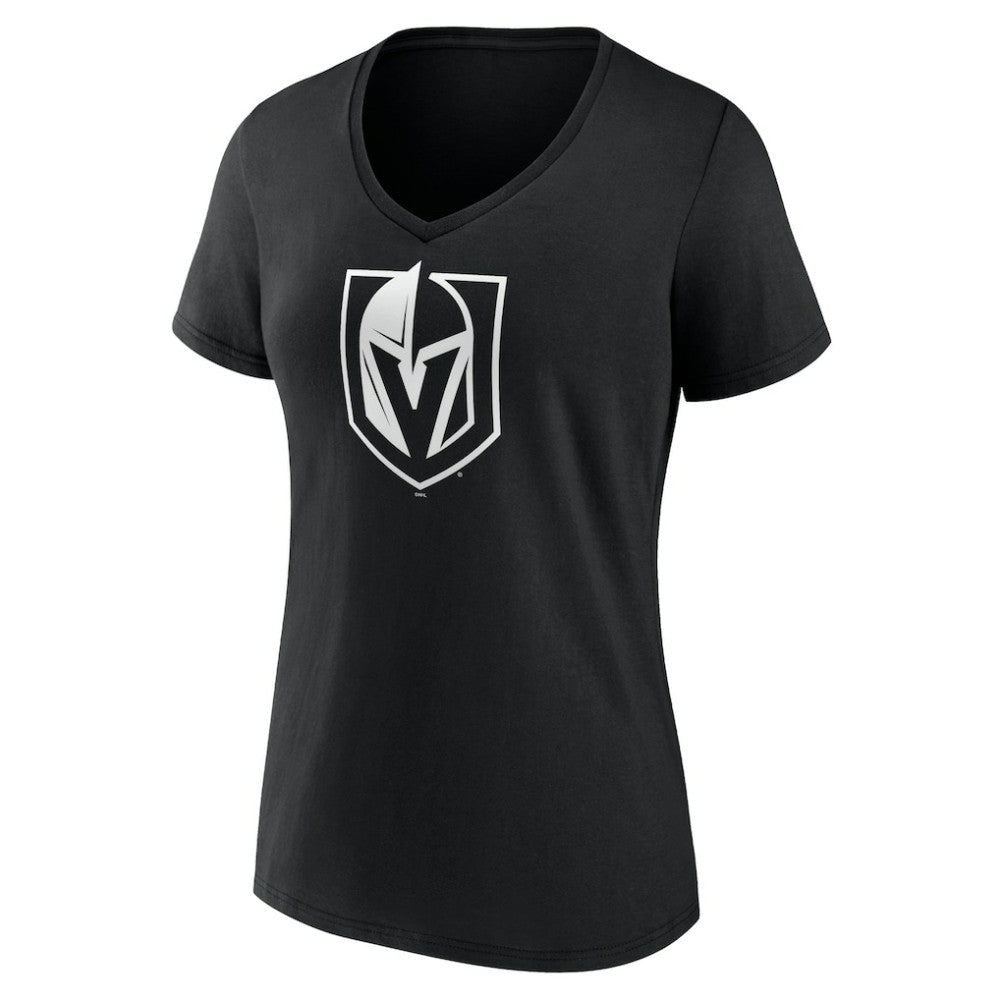 NHL Vegas Golden Knights Women's Personalized Name & Number Monochrome V-Neck T-Shirt