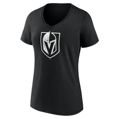 NHL Vegas Golden Knights Women's Personalized Name & Number Monochrome V-Neck T-Shirt
