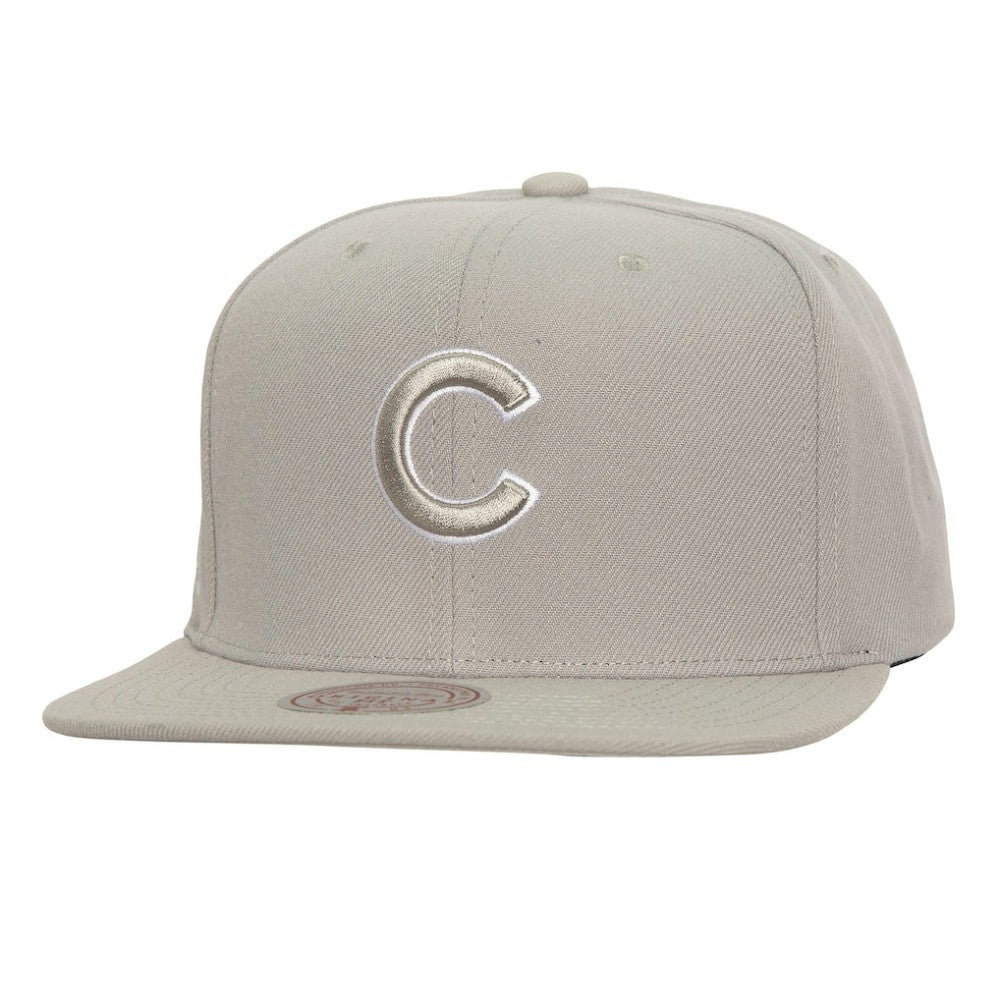 Gray Chicago Cubs Mitchell & Ness Snapback Hat