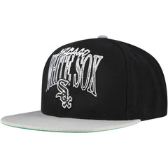 Black Chicago White Sox Mitchell & Ness Rise Up Snapback Hat