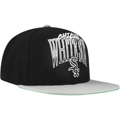 Black Chicago White Sox Mitchell & Ness Rise Up Snapback Hat