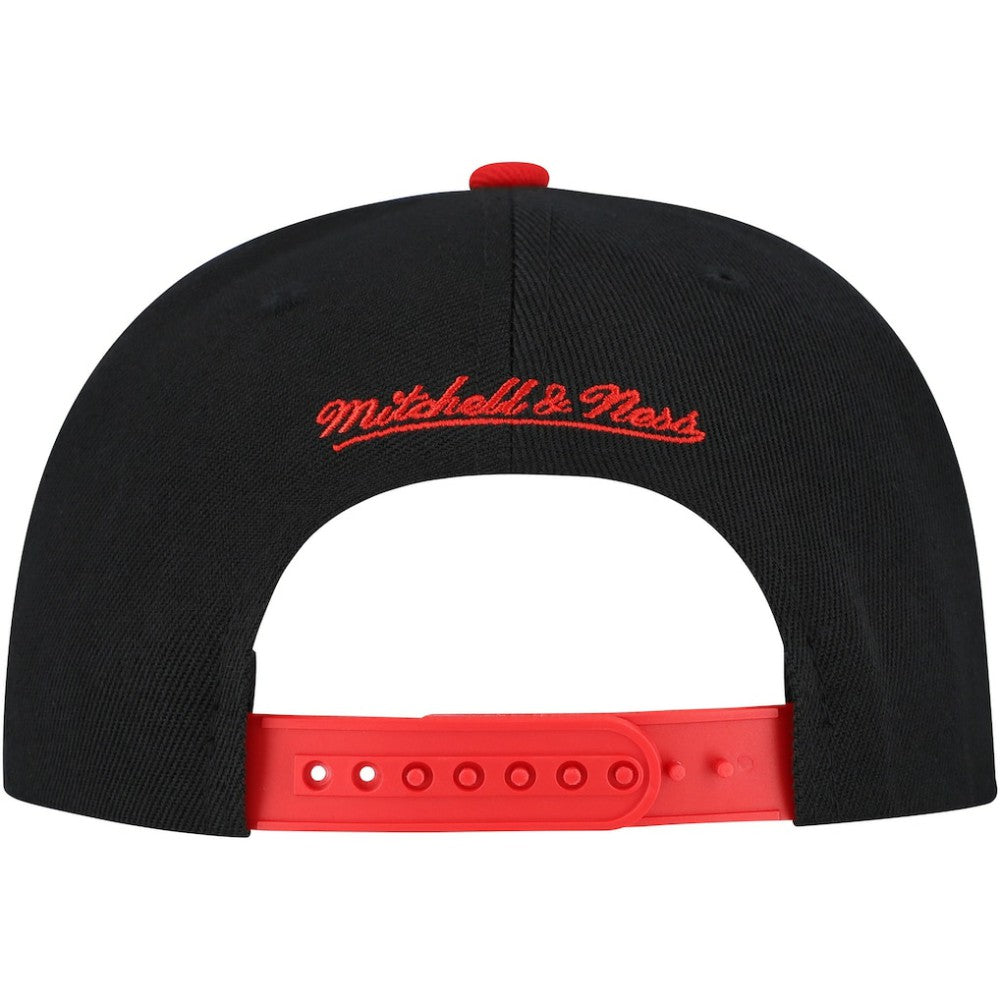 Black St. Louis Cardinals Mitchell & Ness Rise Up Snapback Hat