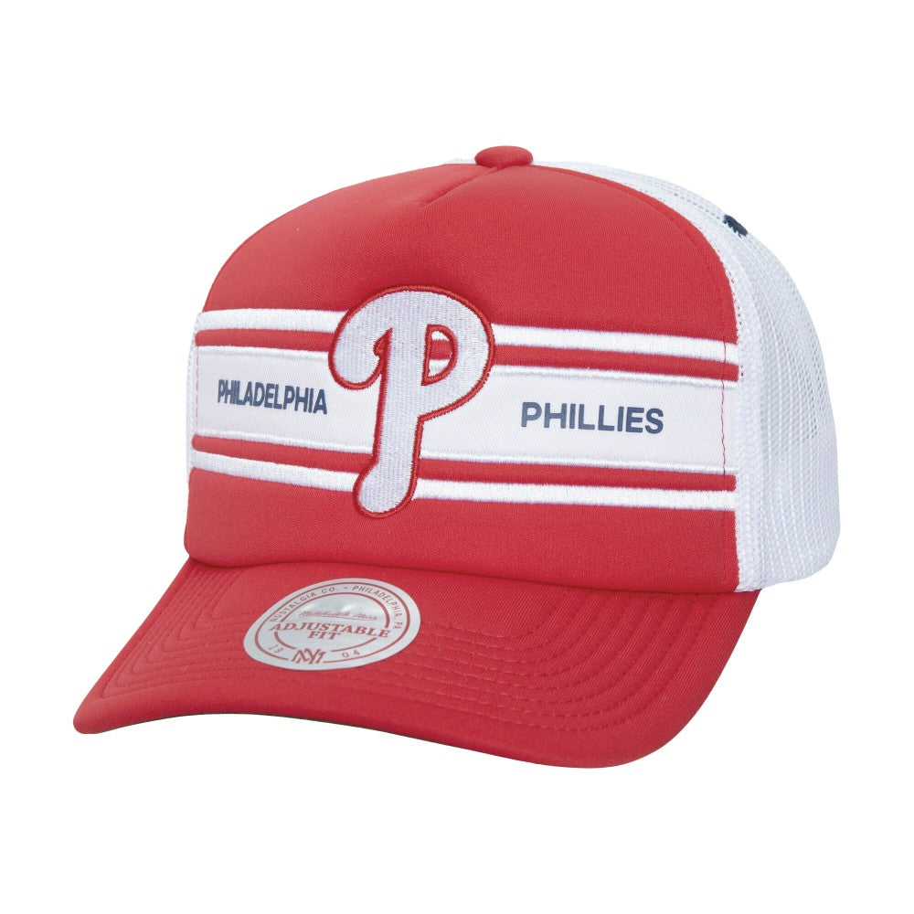 Red Philadelphia Phillies Sideline Trucker Adjustable Hat