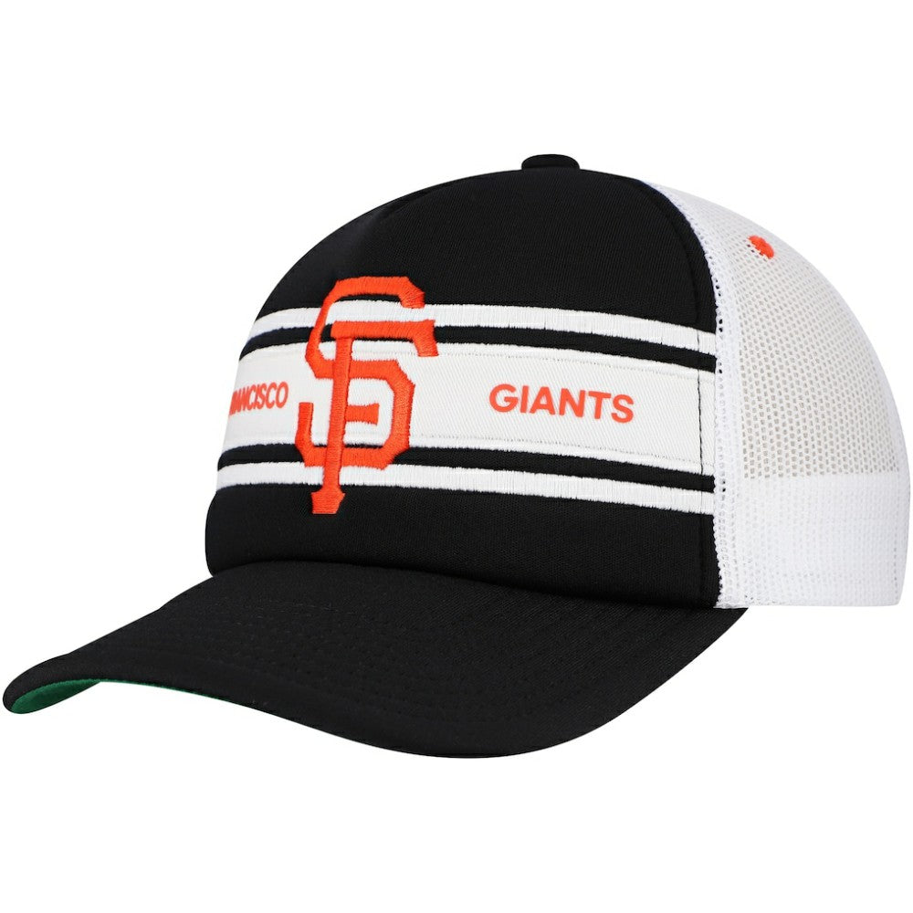 Black San Francisco Giants Sideline Trucker Adjustable Hat