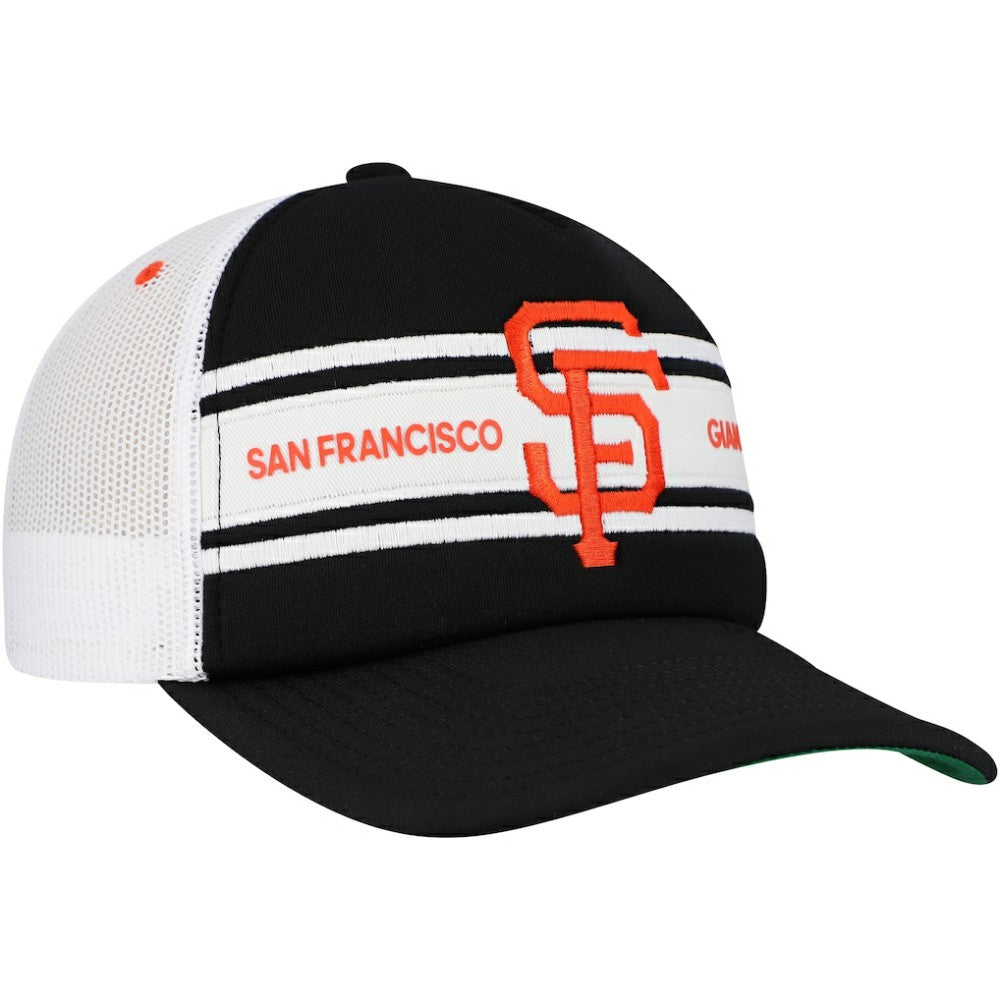 Black San Francisco Giants Sideline Trucker Adjustable Hat
