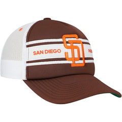 Brown San Diego Padres Sideline Trucker Adjustable Hat