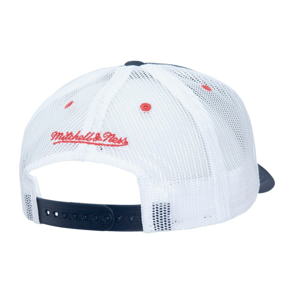 Navy Atlanta Braves Sideline Trucker Adjustable Hat