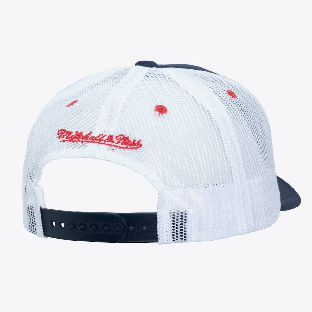 Navy Boston Red Sox Sideline Trucker Adjustable Hat