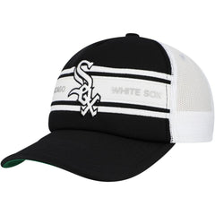 Black Chicago White Sox Sideline Trucker Adjustable Hat