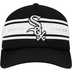 Black Chicago White Sox Sideline Trucker Adjustable Hat