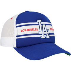 Royal Los Angeles Dodgers Sideline Trucker Adjustable Hat