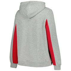 Heather Gray St. Louis Cardinals Profile Women's Plus Size Pullover Jersey Hoodie