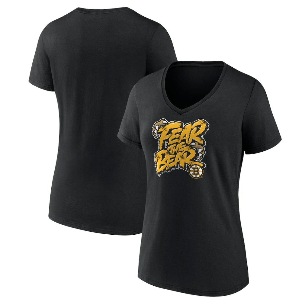 NHL Boston Bruins Women's Native V-Neck T-Shirt