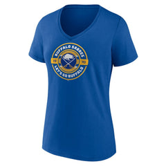 NHL Buffalo Sabres Women's Native V-Neck T-Shirt