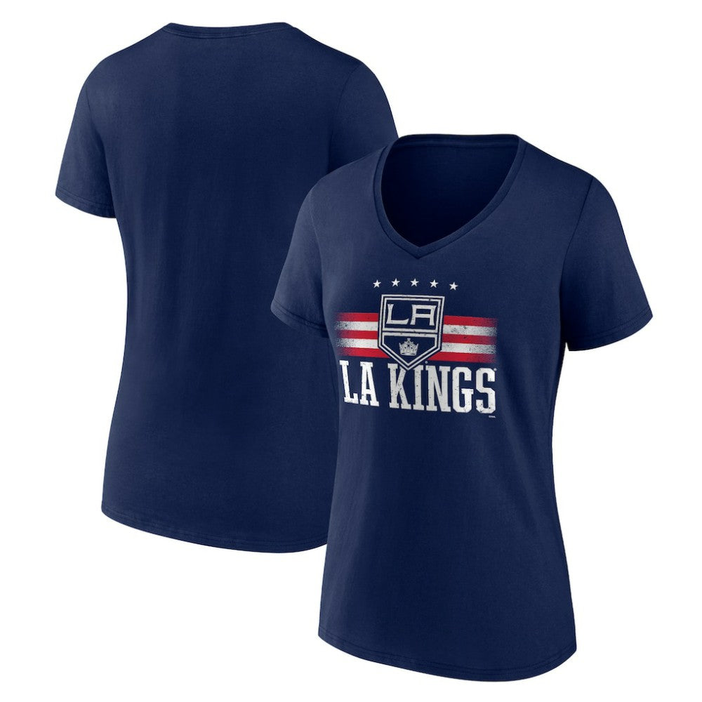 NHL Los Angeles Kings Women's Americana Team V-Neck T-Shirt
