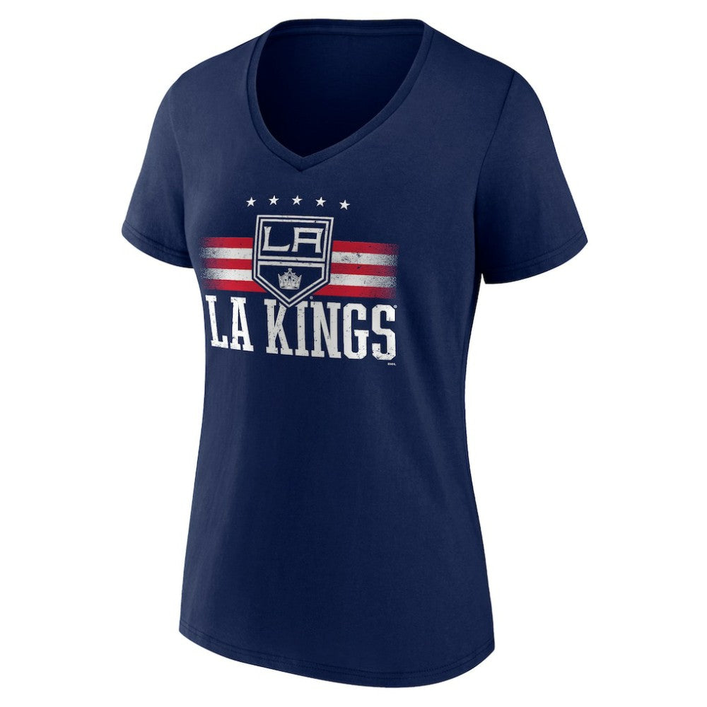 NHL Los Angeles Kings Women's Americana Team V-Neck T-Shirt
