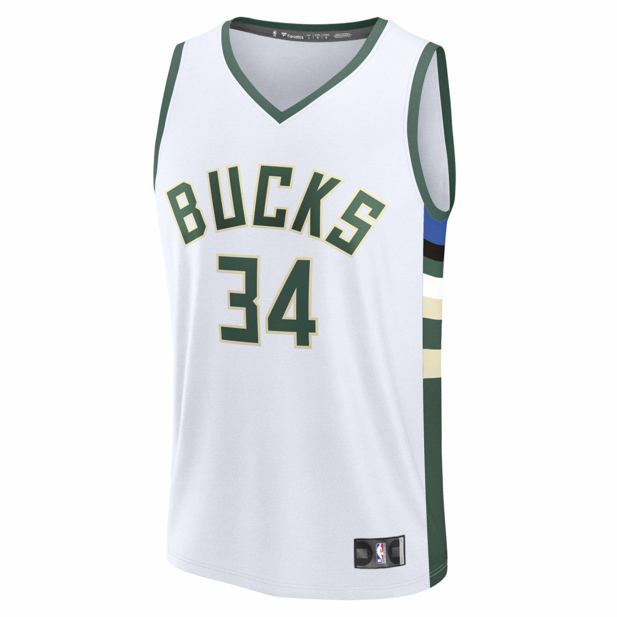 Fanatics Giannis Antetokounmpo Milwaukee Bucks Youth Fast Break Replica Player Jersey