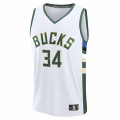 Fanatics Giannis Antetokounmpo Milwaukee Bucks Youth Fast Break Replica Player Jersey