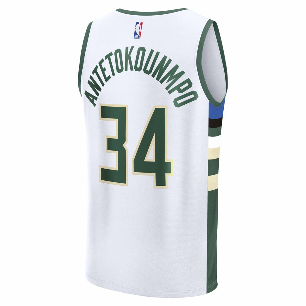 Fanatics Giannis Antetokounmpo Milwaukee Bucks Youth Fast Break Replica Player Jersey