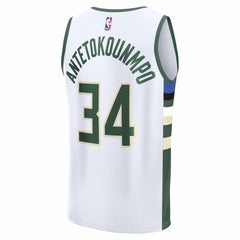 Fanatics Giannis Antetokounmpo Milwaukee Bucks Youth Fast Break Replica Player Jersey
