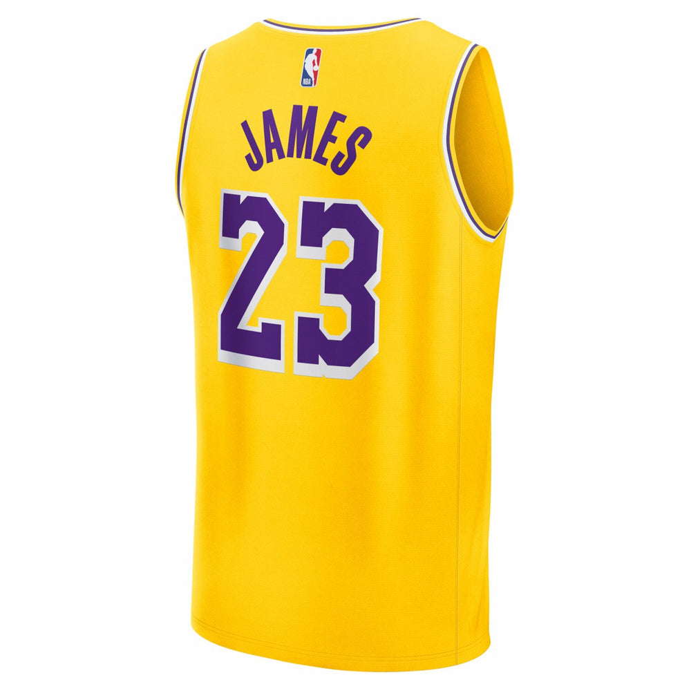 Fanatics LeBron James Los Angeles Lakers Youth Fast Break Replica Player Jersey