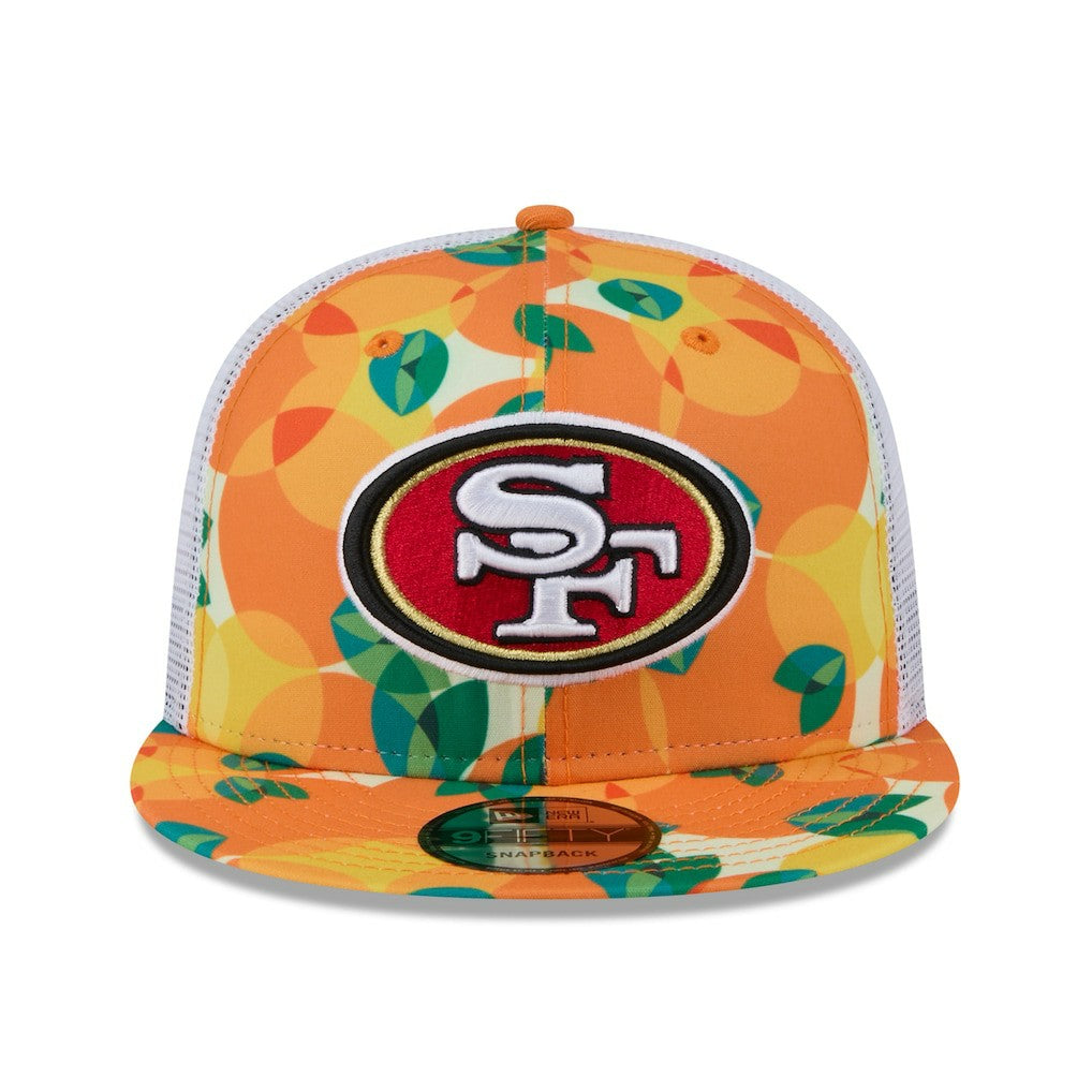 Citrus 9FIFTY Trucker Snapback Hat - San Francisco 49ers Hats