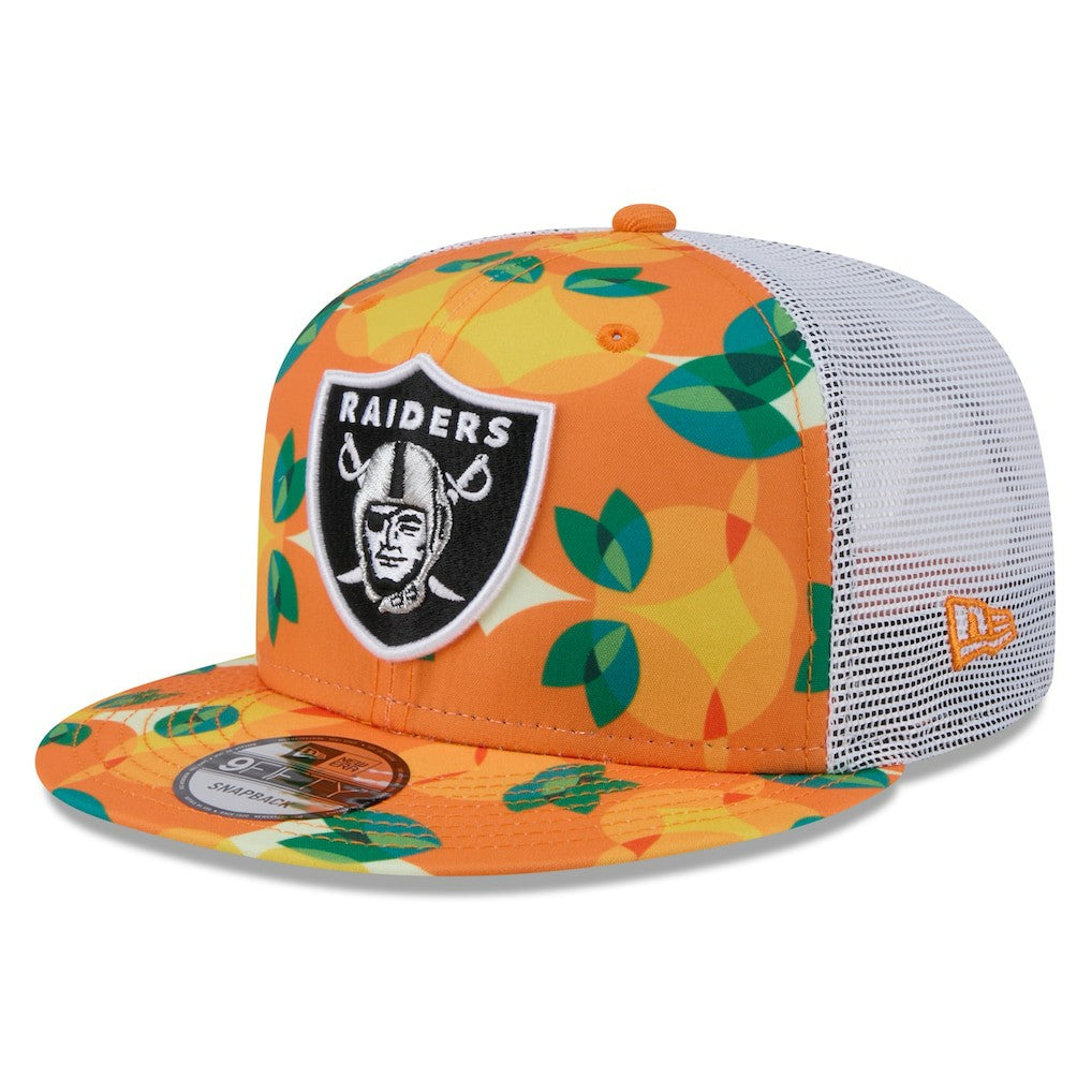 Citrus 9FIFTY Trucker Snapback Hat - Las Vegas Raiders Hats
