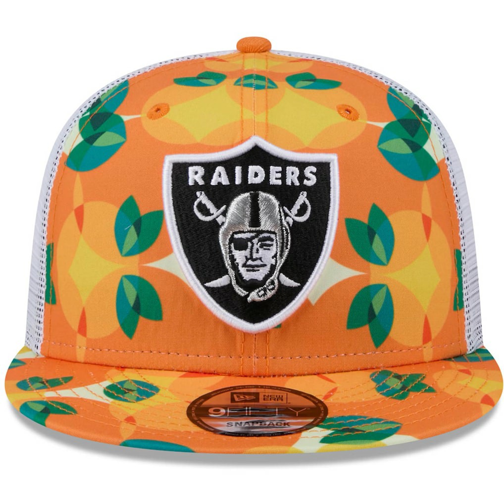 Citrus 9FIFTY Trucker Snapback Hat - Las Vegas Raiders Hats
