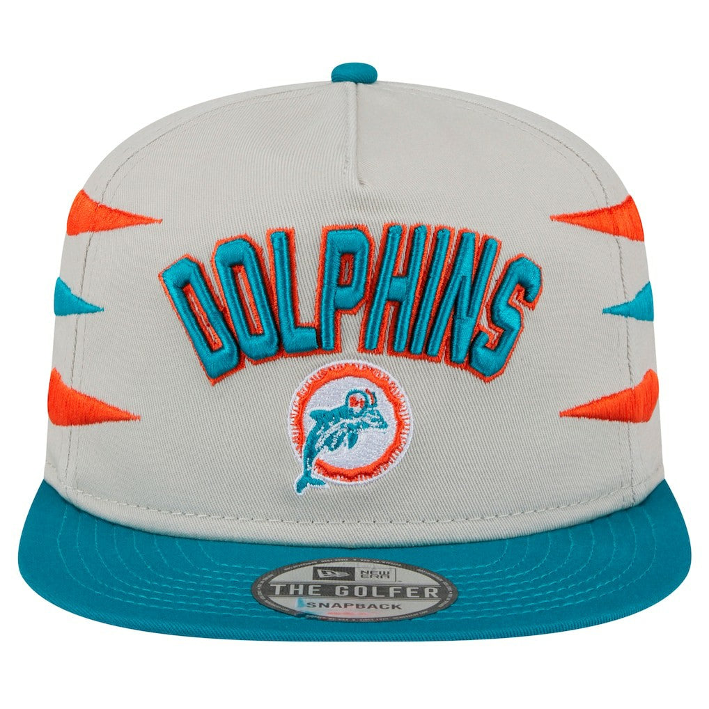 Athletic Golfer Snapback Hat - Miami Dolphins Hats