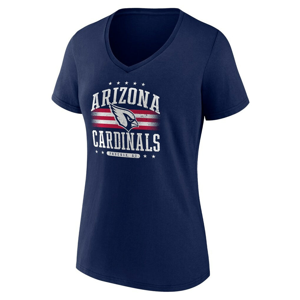 Women's Americana Team V-Neck T-Shirt - Arizona Cardinals T-shirts