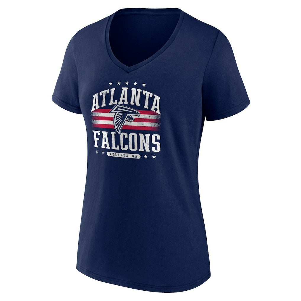 Women's Americana Team V-Neck T-Shirt - Atlanta Falcons T-shirts