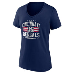 Women's Americana Team V-Neck T-Shirt - Cincinnati Bengals T-shirts