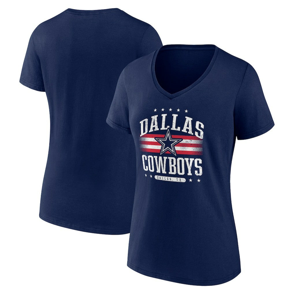 Women's Americana Team V-Neck T-Shirt - Dallas Cowboys T-shirts