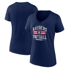 Women's Americana Team V-Neck T-Shirt - Las Vegas Raiders T-shirts