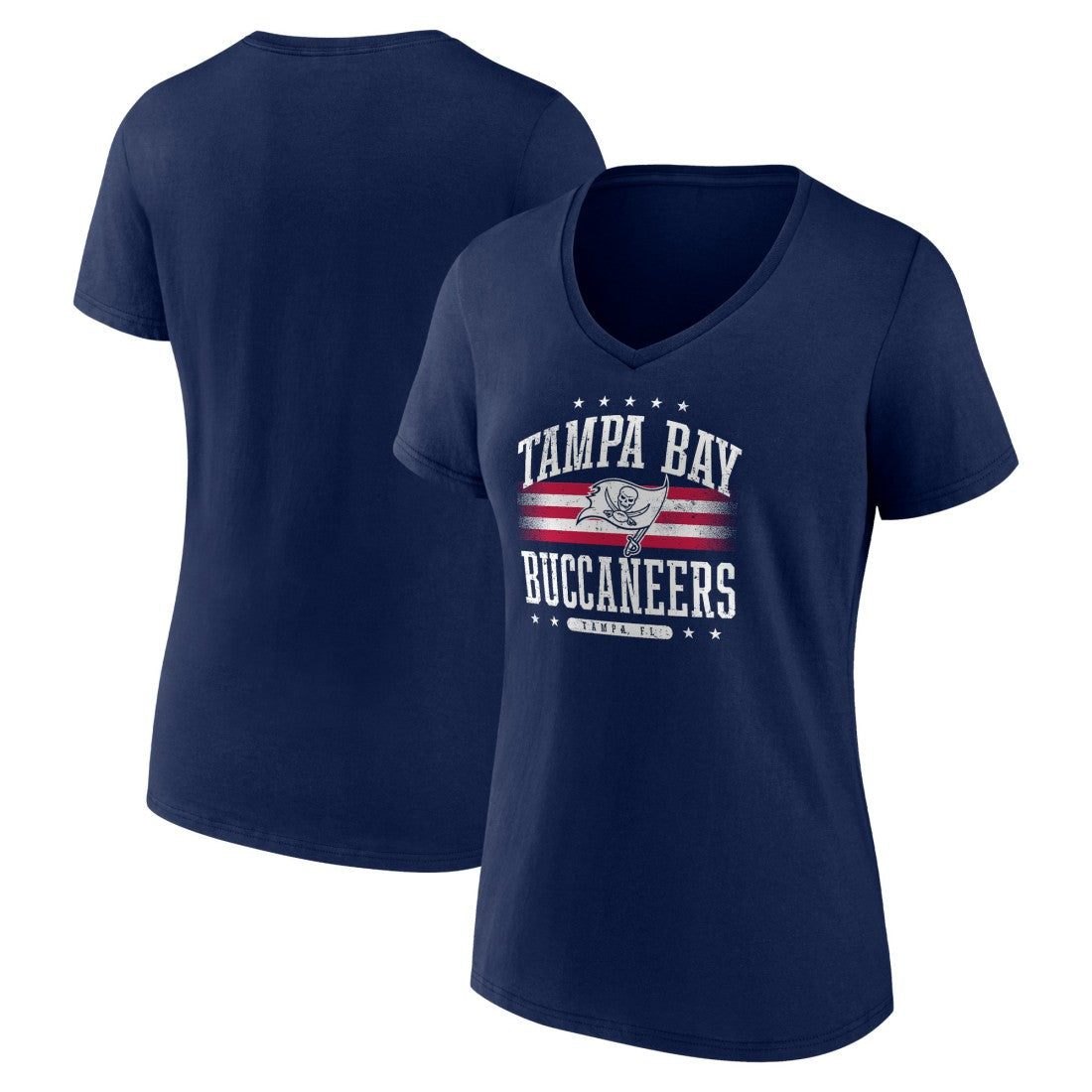 Women's Americana Team V-Neck T-Shirt - Tampa Bay Buccaneers T-shirts