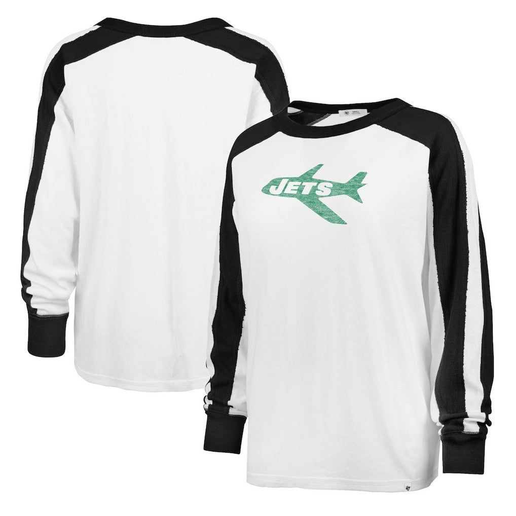 '47 Women's Premier Caribou Long Sleeve T-Shirt - New York Jets T-shirts