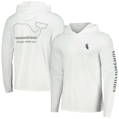 White Chicago White Sox Vineyard Vines Long Sleeve Hoodie T-Shirt