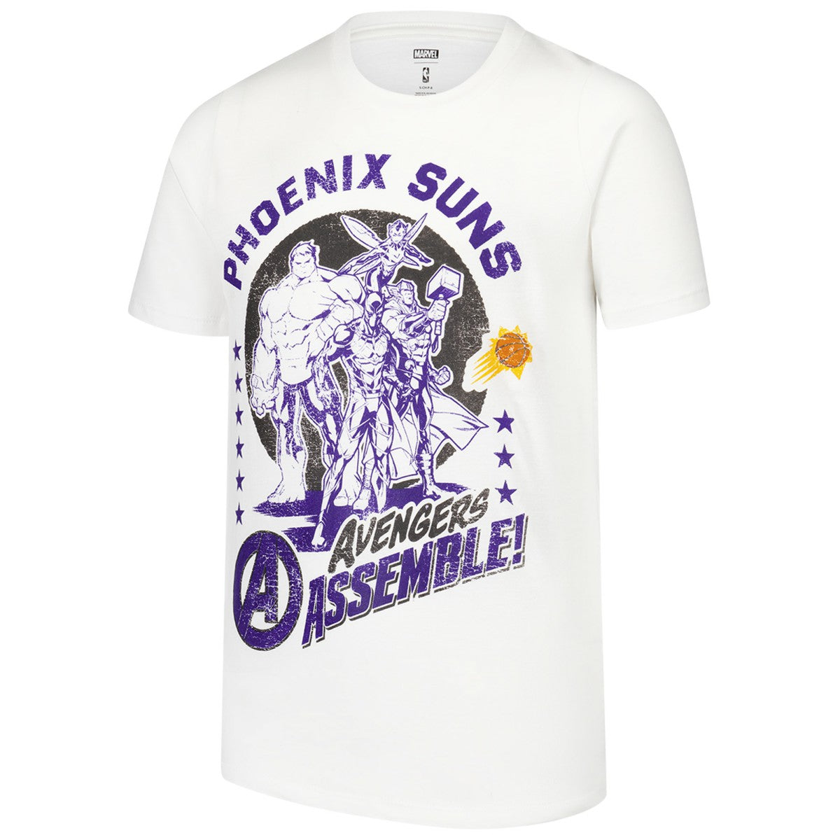 Phoenix Suns Youth NBA x Marvel Avengers Squad T-Shirt