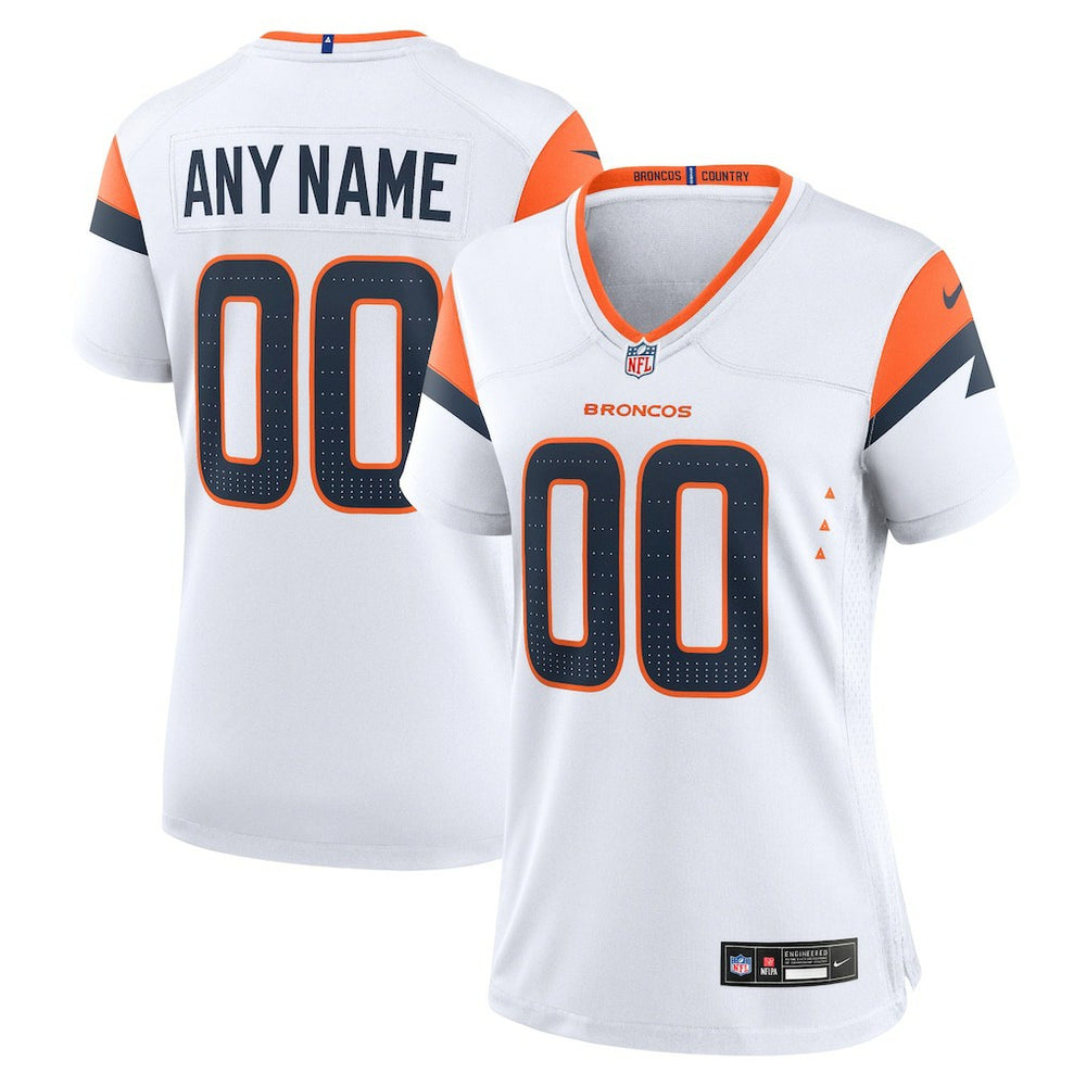 Women's Mile High Collection Custom Game Jersey - Denver Broncos Jerseys
