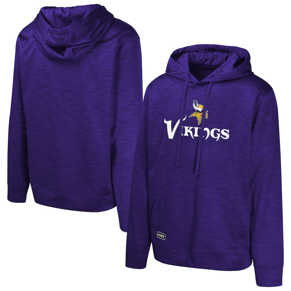 Streak Fleece Pullover Hoodie - Minnesota Vikings Hoodies
