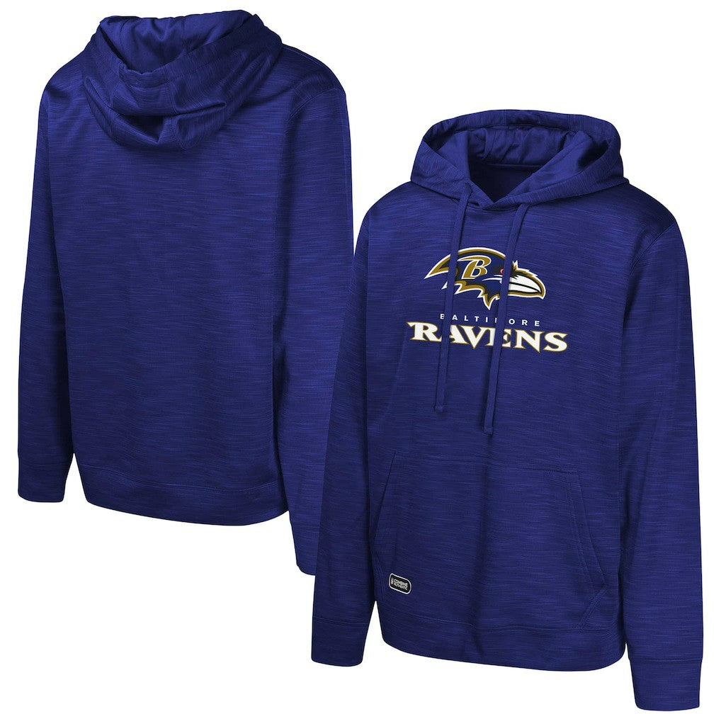 Streak Fleece Pullover Hoodie - Baltimore Ravens Hoodies