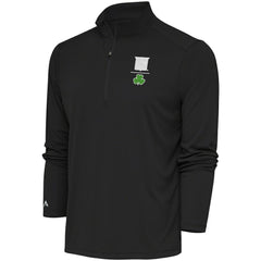 NHL New York Rangers Antigua Shamrock Tribute Quarter-Zip Pullover Top